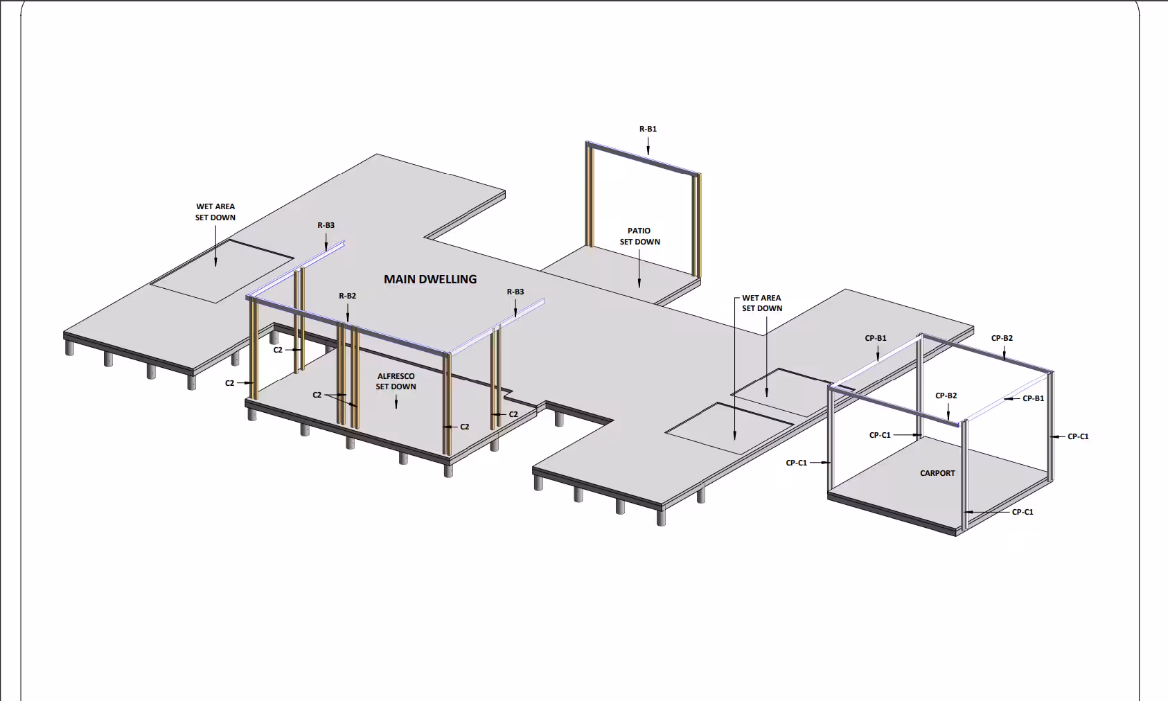 Dwelling Slab & Carport